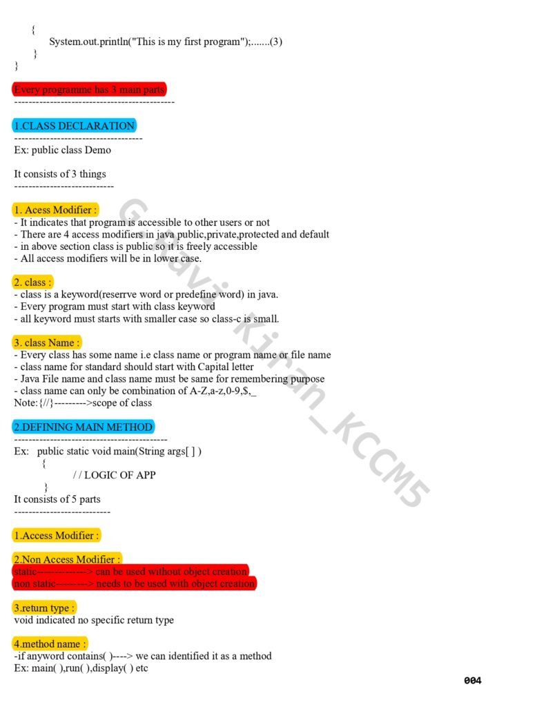 Java Syllabus Module Wise page 0004