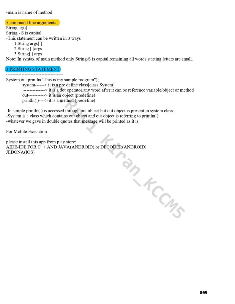 Java Syllabus Module Wise page 0005