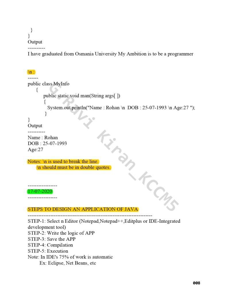 Java Syllabus Module Wise page 0008