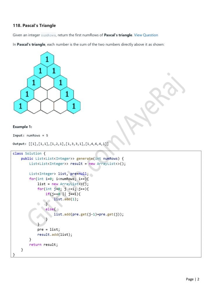 LeetCode Java Practice Solved Questions page 0002