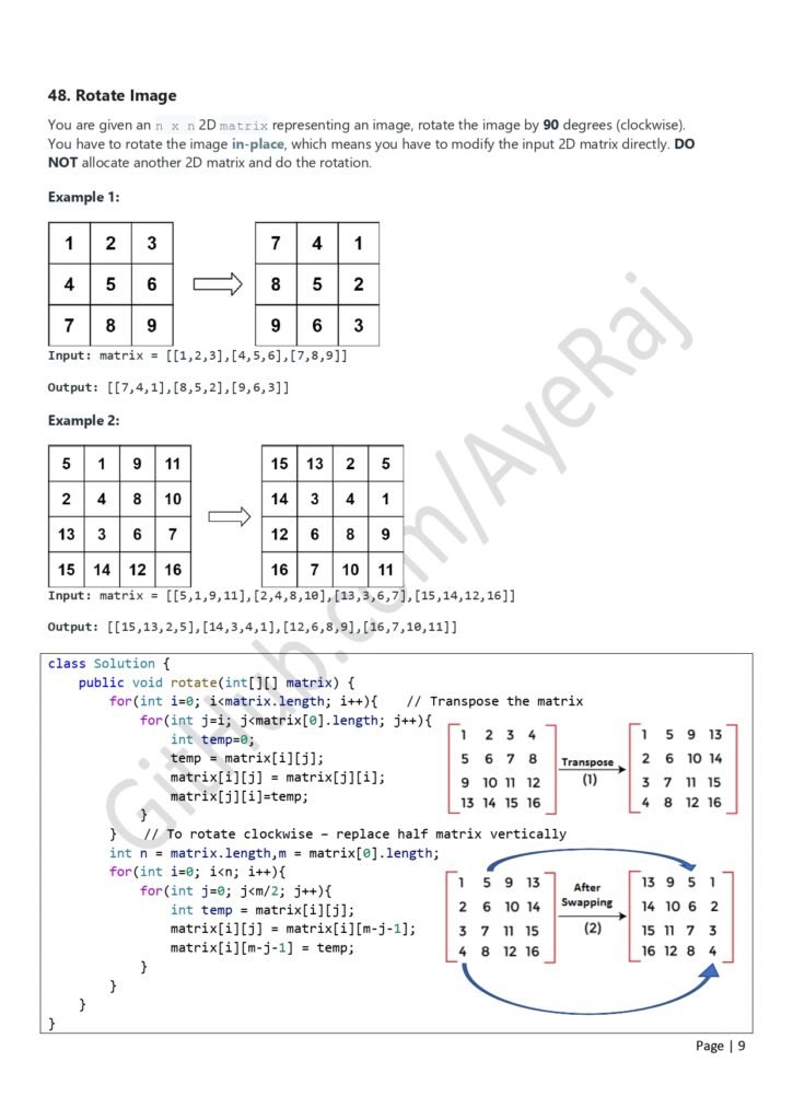 LeetCode Java Practice Solved Questions page 0009