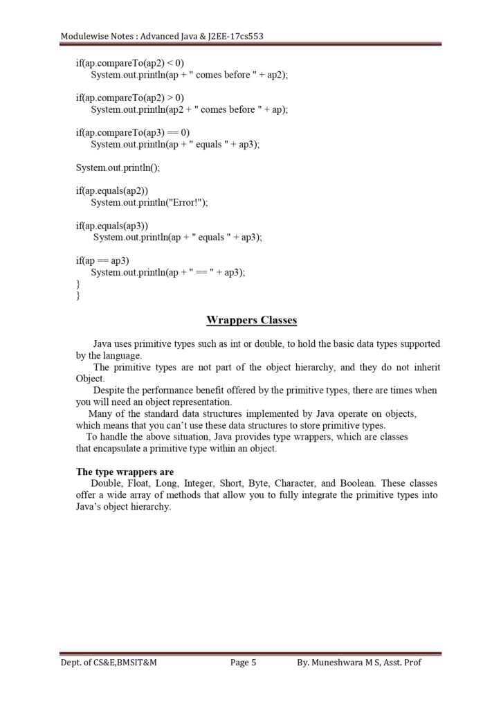 Module Wise Notes Of Advanced Java J2EE page 0006