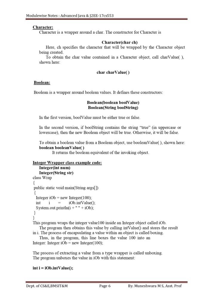 Module Wise Notes Of Advanced Java J2EE page 0007