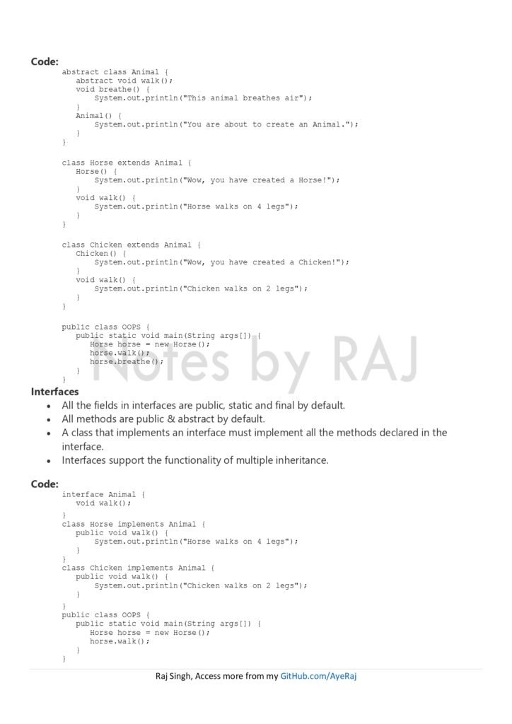 OOP in Java Full Notes page 0006