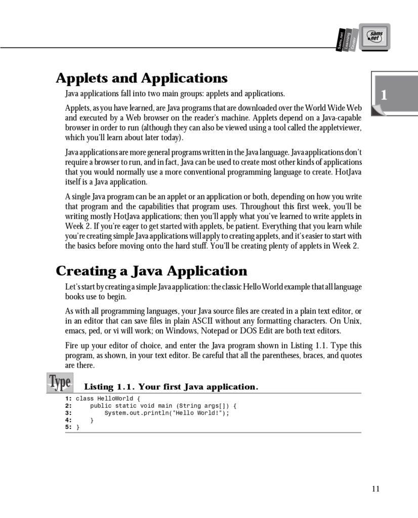 Teach Yourself Java In 21 Days: PDF Guide - Connect 4 Programming