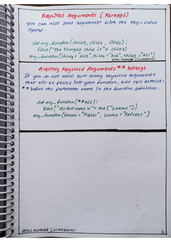 The Full Python Handwritten Notes page 0008