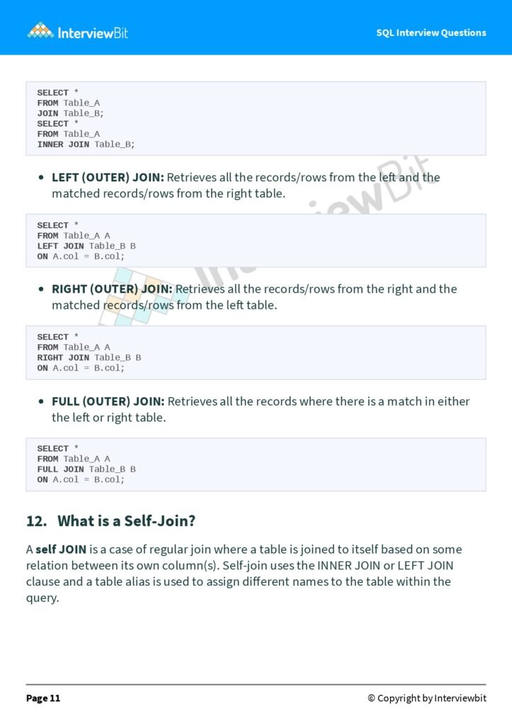 66 SQL Interview Questions page 0006