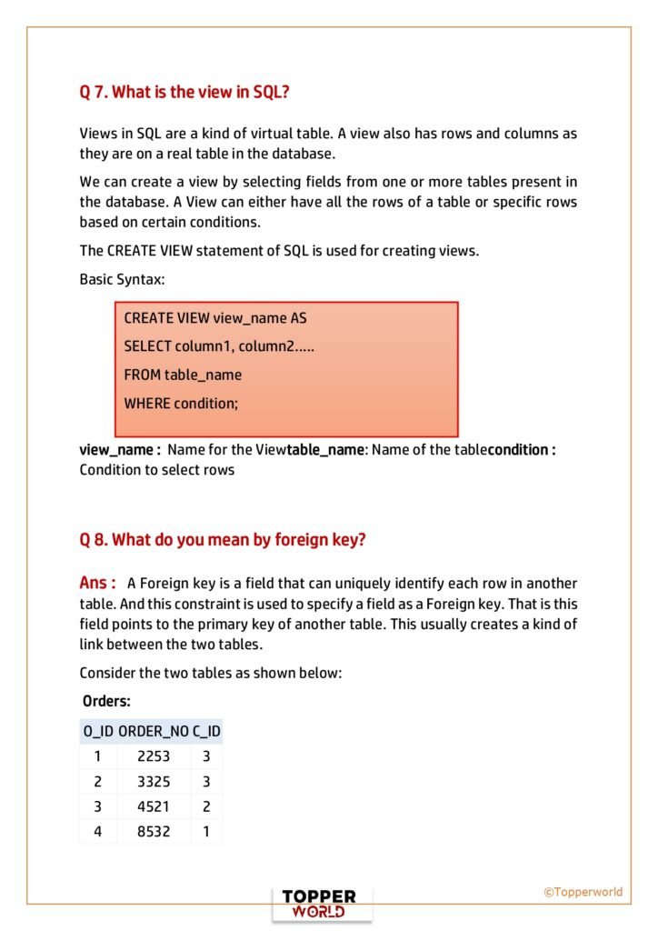 TOP 50 SQL Interview Question PDF page 0007