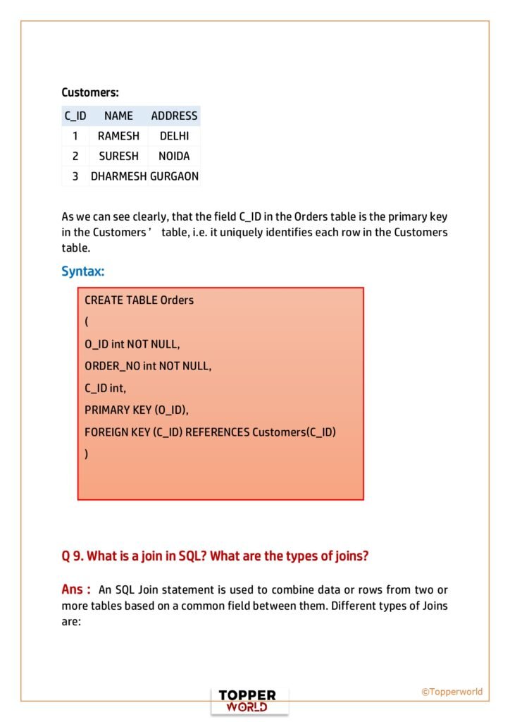 TOP 50 SQL Interview Question PDF page 0008