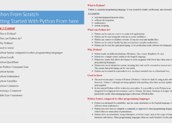 Python Lesson 1