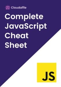 JavaScript Web Development Cheat Sheet: Your Essential Guide – Connect ...