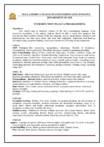 Java Programming Digital Notes - Connect 4 Programming
