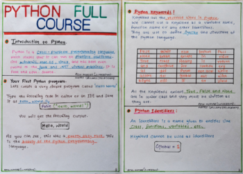 Python Full Course Handwritten