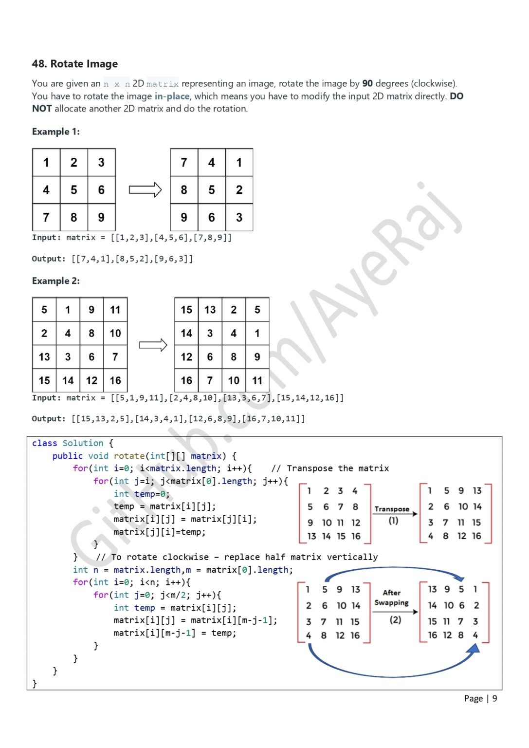 LeetCode Java Practice Solved Questions PDF - Connect 4 Programming