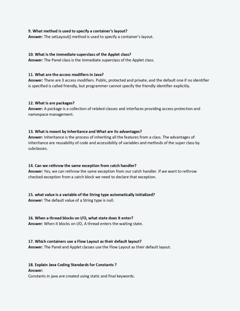 Java Code Questions And Answers Solved I Want The Solution O