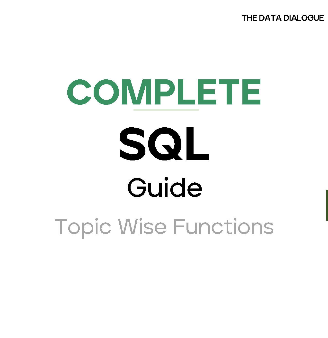 Complete SQL Guide PDF - Connect 4 Programming