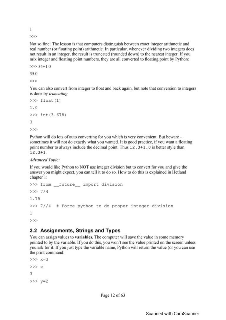 Programming In Python Complete Notes PDF - Connect 4 Programming