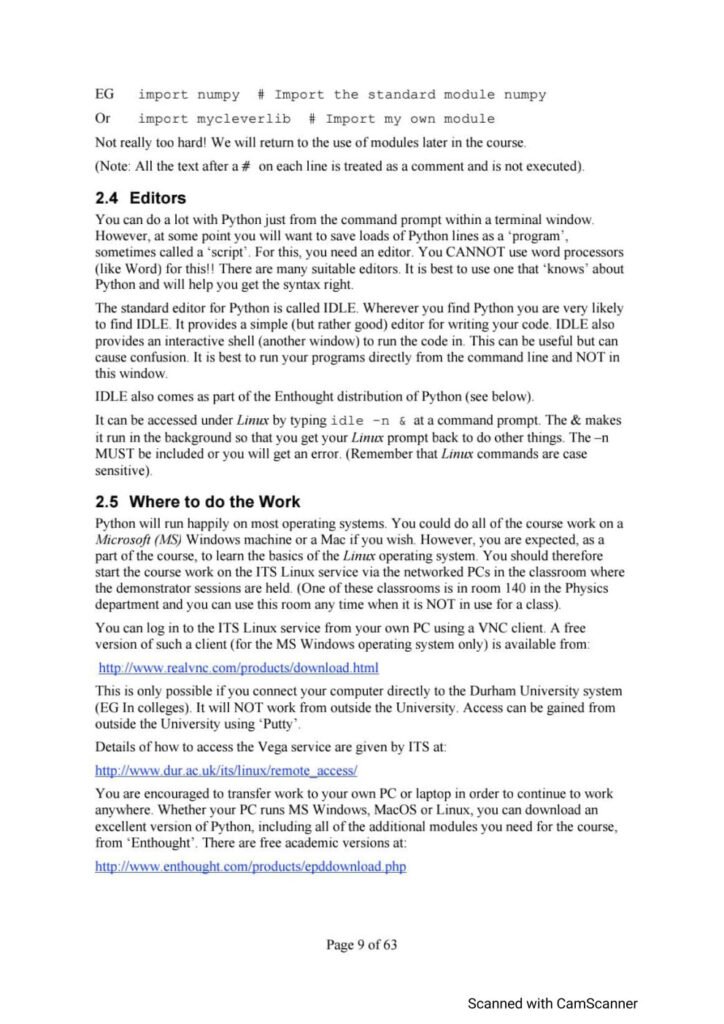 Programming in Python Complete Notes PDF Page9