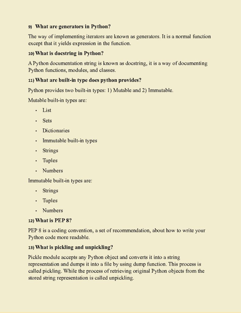 Python Most Ask Interview Qsn Page2