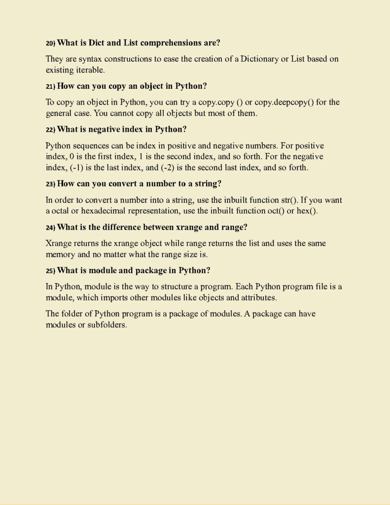 Python Most Ask Interview Qsn Page4