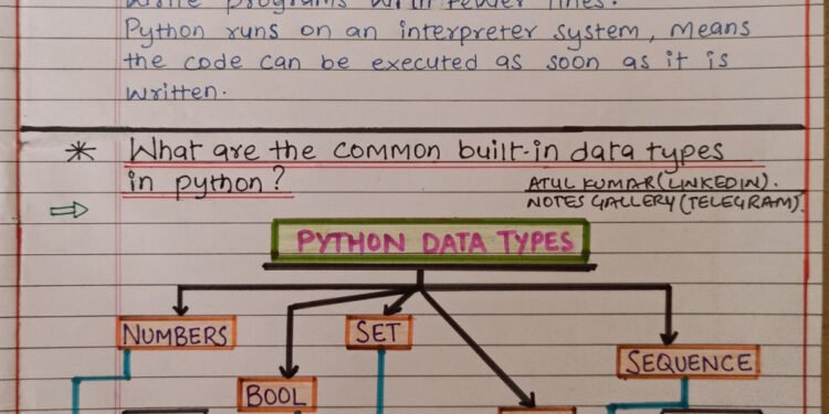 Python Notes Handwritten Pdf Connect 4 Programming 1298