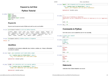 Python Tutorial Code
