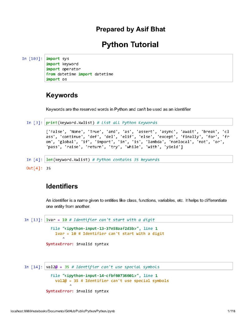 Python Tutorial Code Page1