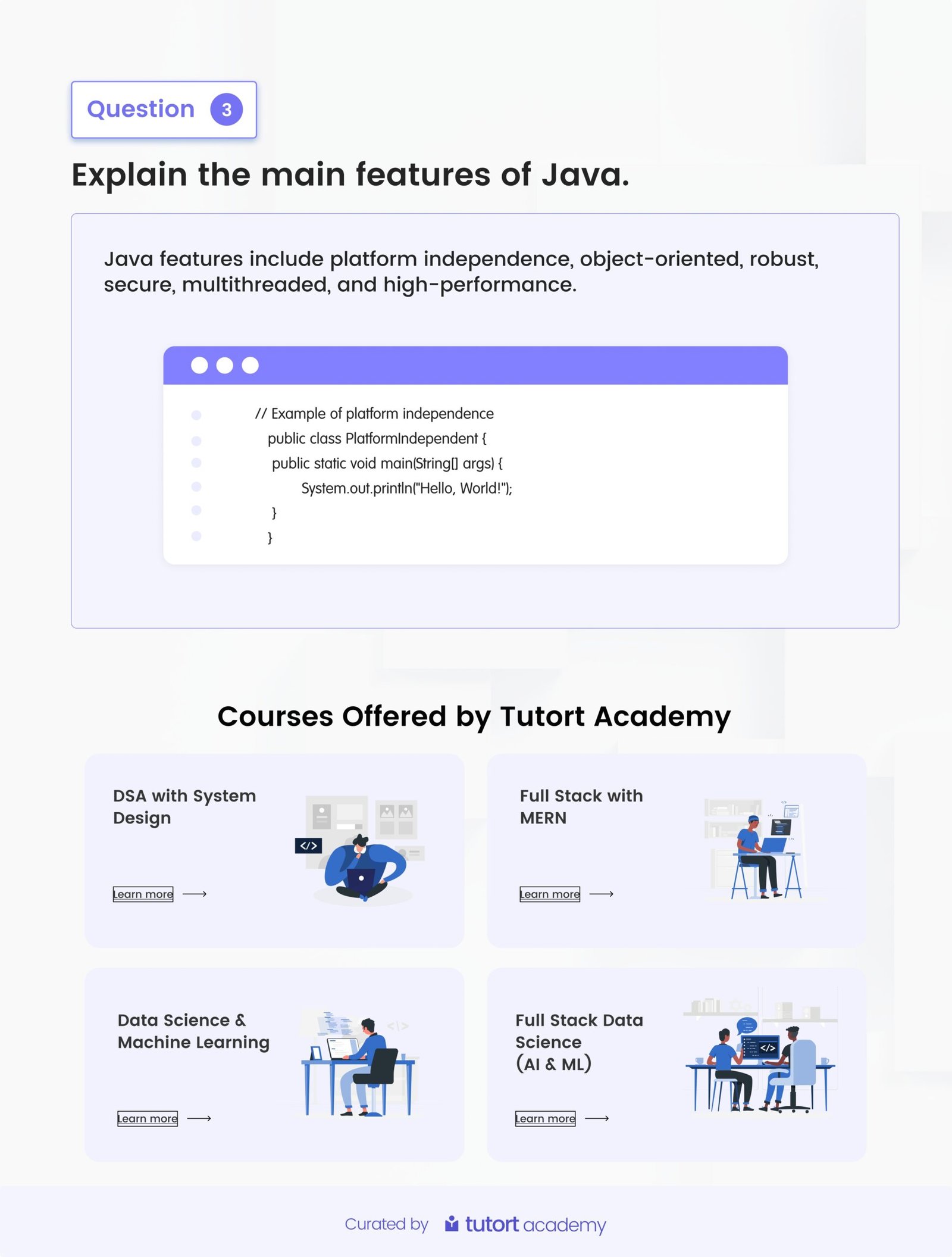 Top 50 Java Interview Questions And Answers PDF - Connect 4 Programming