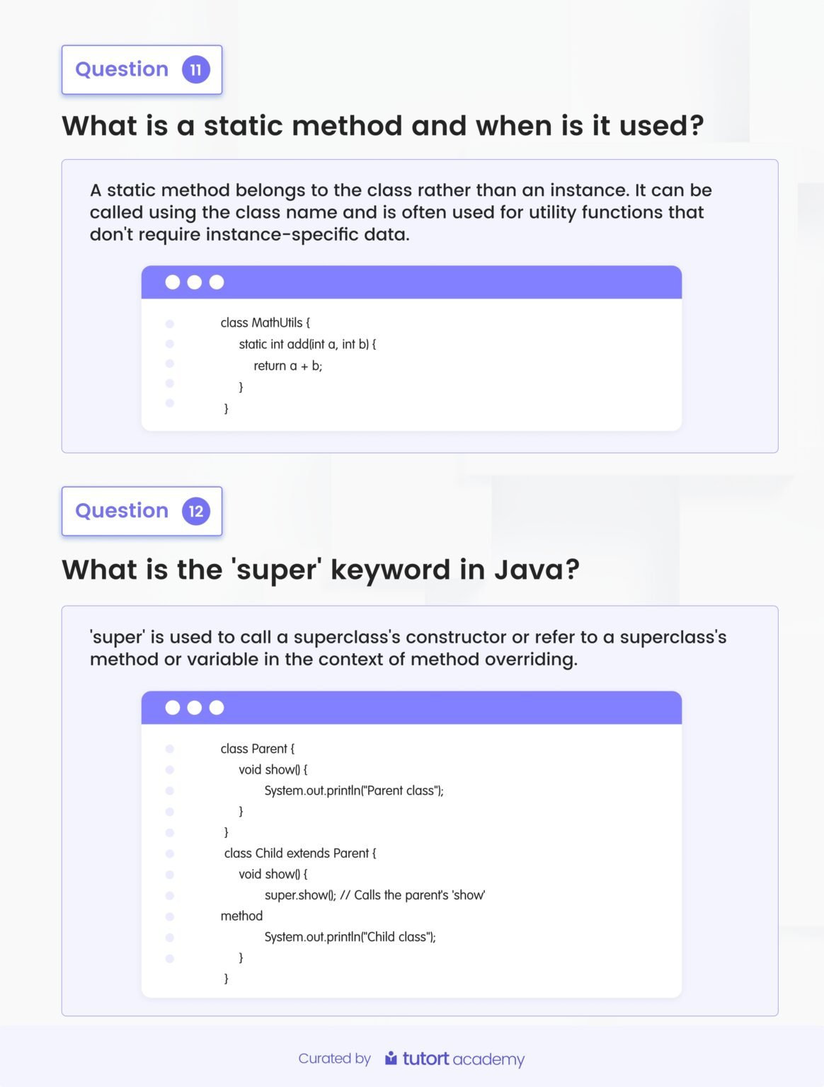 Top 50 Java Interview Questions and Answers PDF - Connect 4 Programming