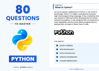 80 Questions To Master Python PDF