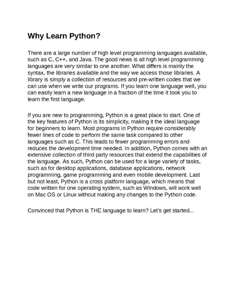 Learn Python in One Day and Learn It Well PDF Page7