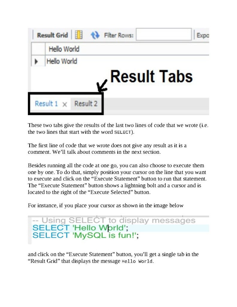 Learn SQL using MySQL in One Day and Learn It Well Page19