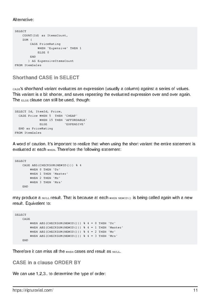 Learning SQL Page29