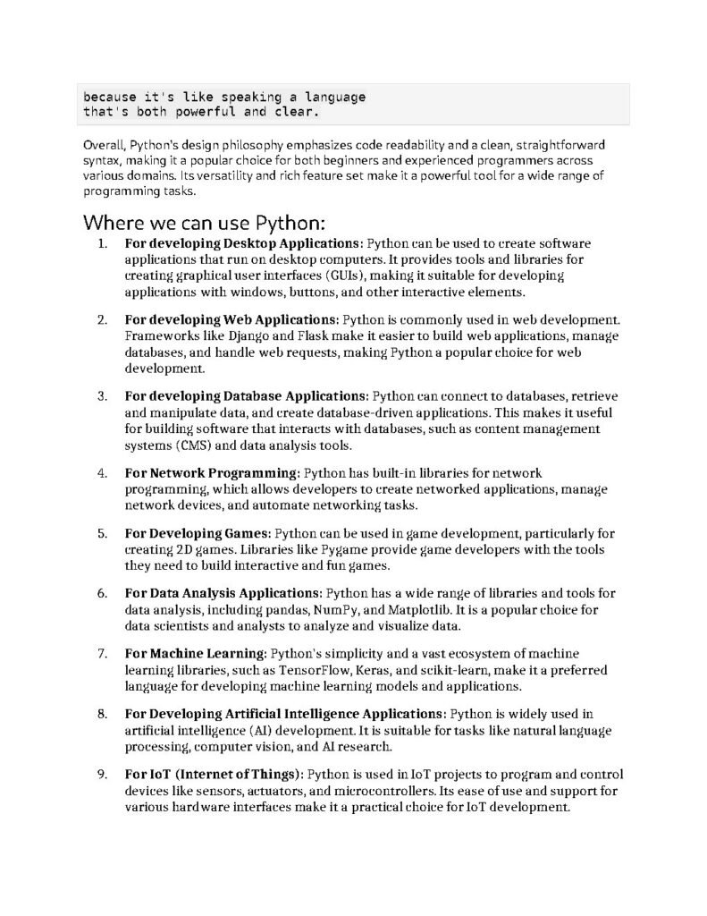 Python Basics Introduction PDF Page5