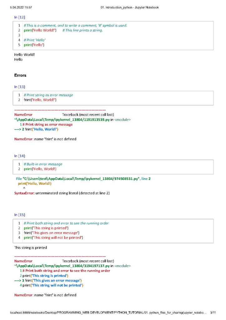 Python Tutorial Codes Page5