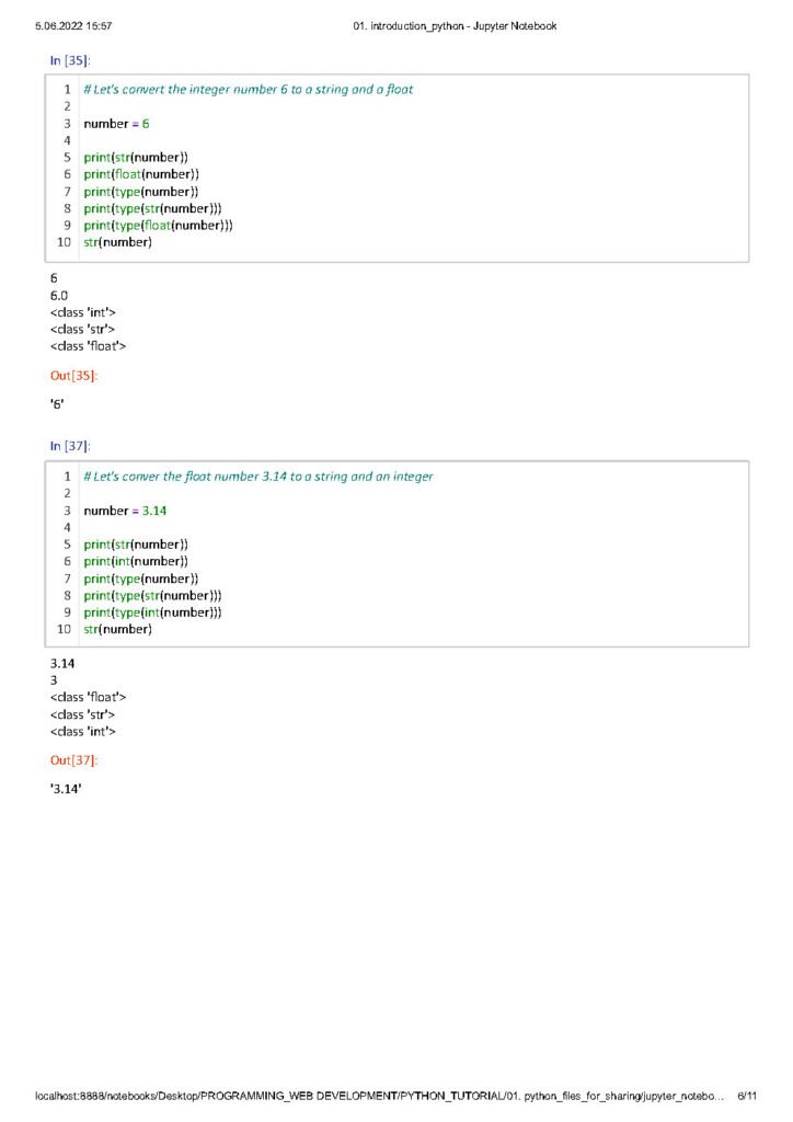 Python Tutorial Codes Page8