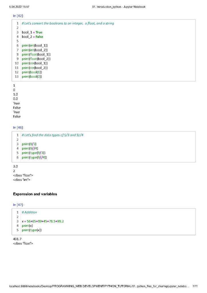 Python Tutorial Codes Page9