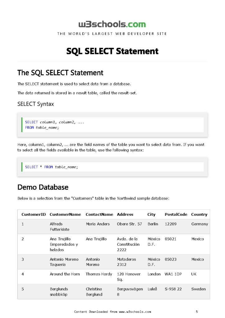 SQL Tutorial From Scratch Page6