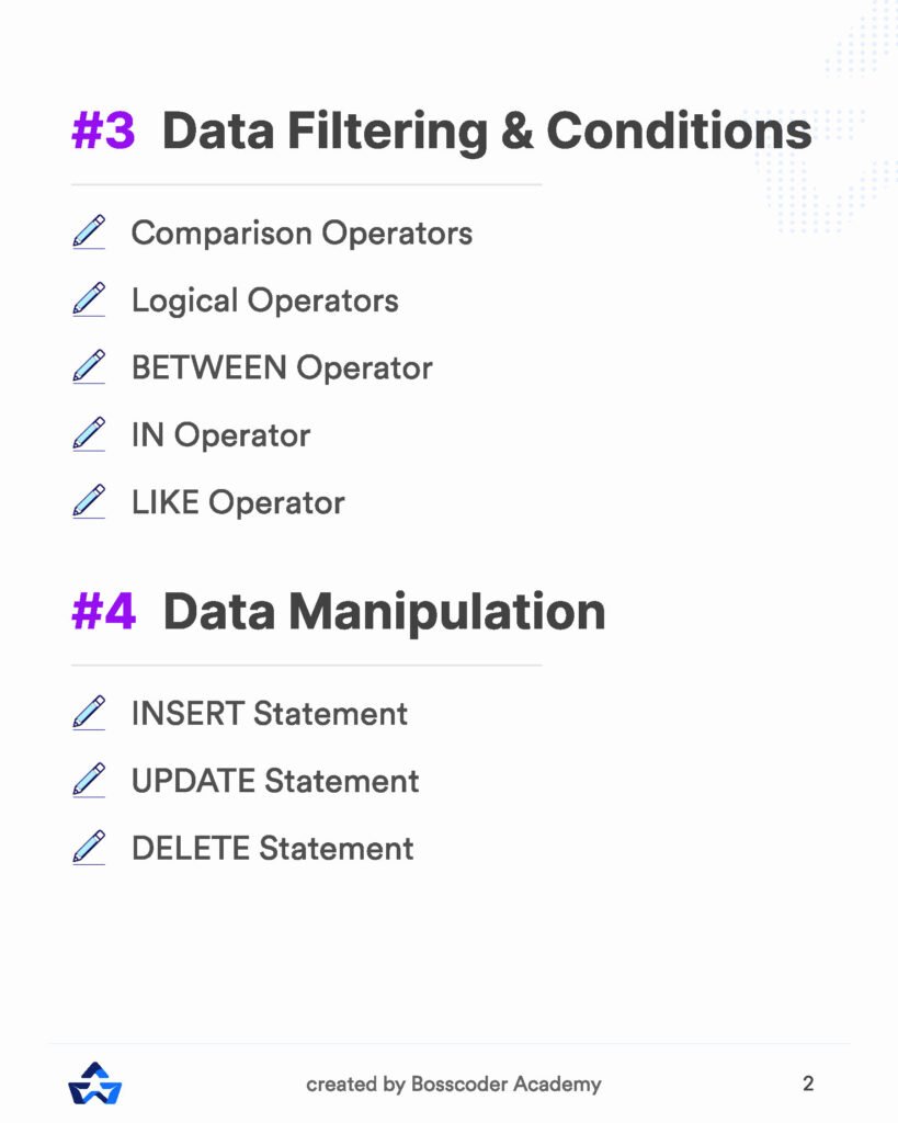 The Ultimate SQL Guide Page4