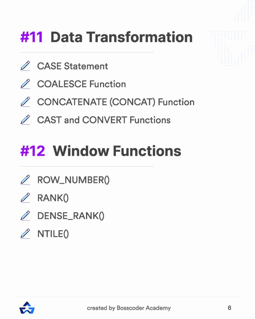 The Ultimate SQL Guide Page8