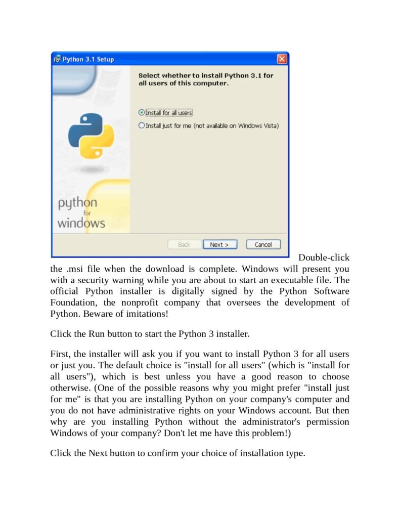 Python Programming For Beginners page 0012