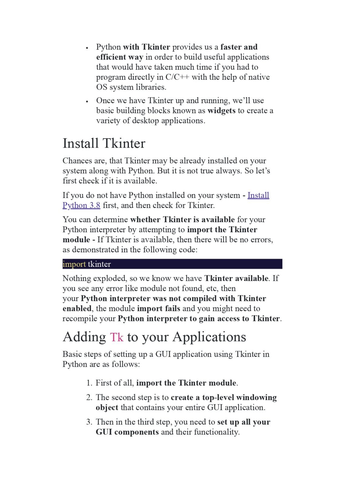 Tkinter GUI Projects with Python PDF Guide – Connect 4 Programming