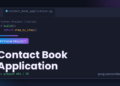 Contact Book Application - Connect 4 Programming Contact Book Application Python project tutorial
