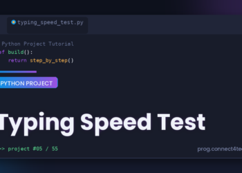 Typing Speed Test Python project tutorial