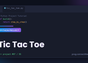 Tic Tac Toe Python project tutorial