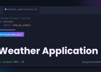 Weather Application Python project tutorial