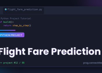Flight Fare Prediction Python project tutorial