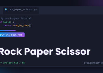 Rock Paper Scissor Python project tutorial