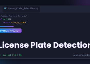 License Plate Detection Python project tutorial