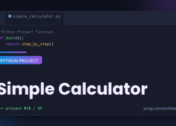 Simple Calculator Python project tutorial
